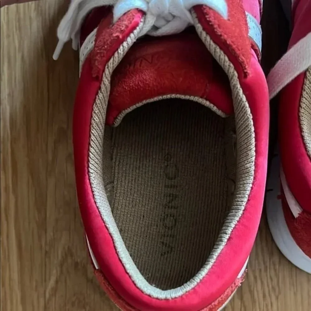 Vionic Red and White Sneakers - Picture 16 of 16